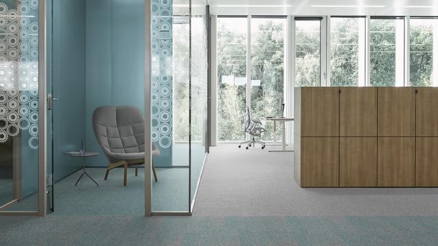 DESSO Essence Structure carpet tiles: Mix and match your way